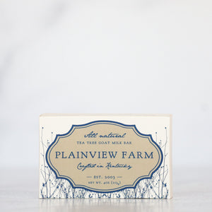 Plainview Farm Goat Milk Bar Soap - Kentucky Soaps & Such