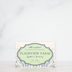 Plainview Farm Goat Milk Bar Soap - Kentucky Soaps & Such