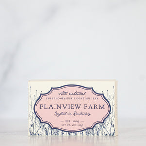 Plainview Farm Goat Milk Luxury Bar Soap Selection - Kentucky Soaps & Such